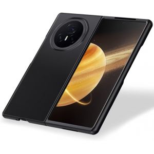 KAL-&Eacute;tui Adapt&eacute; &Agrave; Honor Magic V3 (7.92""), Housse Coque En Cuir M&eacute;tallique De La S&eacute;rie Code - Noir - Neuf