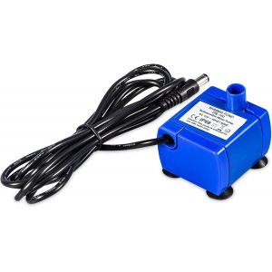 Kalanka-Pompe &Agrave; Eau Electrique Submersible Pour Animaux Domestiques, Pompe De Fontaine &Agrave; Boire Pour Chat 12v Super Faible Consommation Ultra-Silencieux Pompe De Rechange Pour Fontaine &Agrave; Chat Bleu - Neuf