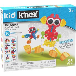 Kid K'Nex 85700 30 Model Zoo Friends Building Set, Kids Craft Set With 55 Pieces, Educational Toys For Kids, Fun And Colourful Building Toys For Boys And Girls, Construction Toys For 3 Year Olds + - Neuf