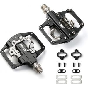 Subzonal-Spd P&eacute;dales De V&eacute;lo 2 En 1, En Aluminium Cnc, Antid&eacute;rapantes, Pour Bmx, Vtt, Trekking, V&eacute;lo De Route, Axe 9/16 - Neuf