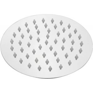 KAL-Pommeau De Douche Rond 15 Cm Pommeau De Douche En Acier Inoxydable 304 (15 Cm, Rond) - Neuf