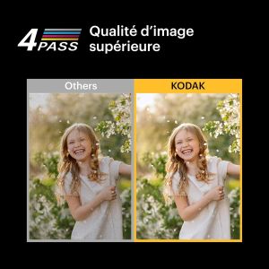 Mini 2 Era 4PASS Imprimante Photo Portable (5,3x8,6cm) (Jaune, Imprimante Photo Portable + 68 Feuilles (8 Feuilles initiales + Paquet de 60 Feuilles)) - Neuf