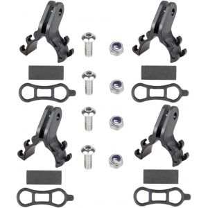 Kal-Lot De 4 Supports De Lampe De Poche Pour Vélo, Lampe De Poche Pour Caméra G-Opro, Plaque De Course - Neuf