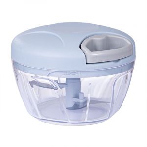 Hachoir À Oignons Manuel (Bleu), Presse-Ail À 3 Lames 500 Ml, Pour Salade D'oignons, Pesto, Persil, Saucisses/Noix, Vanille, Et Préparation Pour Aliments Pour Bébés. - Neuf