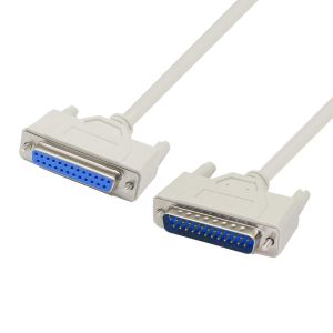 Câble D'Imprimante Parallèle Mâle - Femelle Db25 De 4,5 Pieds Pour Connecter Un Ordinateur Et Une Imprimante Avec Interface Femelle Db25 - Neuf