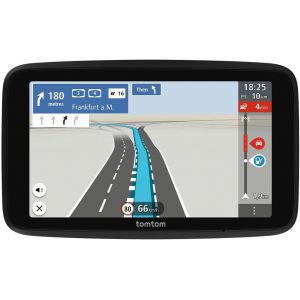 VornixorSarlshop-GPS Voiture GO Classic 2&egrave;me g&eacute;n&eacute;ration (6 Pouces, Info Trafic, Essai Alertes des Zones de Danger, Cartes EU, Mise &agrave; Jour Via WiFi, Guidage sur Changement de Voie, Fixation Reversible - Neuf