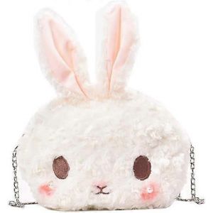 Peluche Lapin Femme Bandouli&egrave;re Bandouli&egrave;re Sac &Agrave; Bandouli&egrave;re Mignon Moelleux Cha&icirc;ne Sangle Dessin Anim&eacute; Sac &Agrave; Bandouli&egrave;re - Neuf