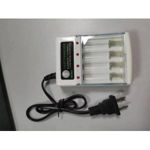 Chargeur De Batterie Aa Aaa À 4 Emplacements 220v Ni-Cd,Charge Rapide,Prise Intelligente Us/Eu Rechargeable Pour Le Chargement De Batterie 1.2v--Us 220v 4 Ports - Neuf