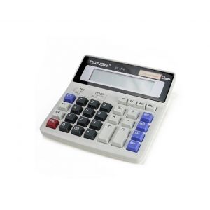 Calculatrice Double Alimentation Ts-1720 - Solaire Et Piles Aa, Affichage &Agrave; 12 Chiffres, Design Ergonomique, Portable - Neuf