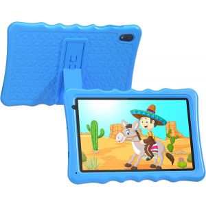 CHECARZHN--NO1-Tablette Pour Enfants Byybuo, Tablette Android 13 De 10,1 Pouces Pour Enfants, 32 Go Rom 5000 Mah, Tablettes Pour Tout-Petits Avec Bluetooth, Wifi, Contrôle Parental, Double Caméra, Étui Ant - Neuf