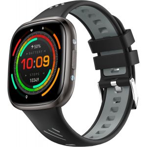 Kal-Montre Connectée Avec Lampe Poche/Lampe Uv, 1,72"" Smartwatch Avec Appels Bluetooth,100+ Sportifs, Etanche Ip68 Montre Sport - Neuf