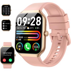 Bnhgo-Montre Connectée Homme Femme Avec Appel Bluetooth, 1.96"" Hd Smartwatch Avec Etanche Ip68, Montre Connectee Avec 112+ Sportifs,Spo2,Sommeil Moniteur, Fréquence Cardiaque, Smart Watch Pour Androi - Neuf