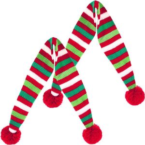 Le Rouge Et Le Vert Ray&eacute; Animal De Compagnie Foulards (Xl) 2pcs - Neuf