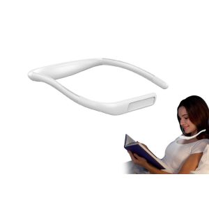 Lampe De Lecture Pour Le Cou Avec Temp&eacute;rature De Couleur Et Luminosit&eacute; R&eacute;glables, Rechargeable Par Usb, Design Mains Libres - Neuf