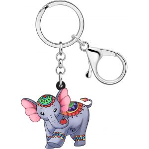 KAL-Cadeaux De Fête Des Mères Pour Maman Porte-Clés En Acrylique Anime Monkey Fox Bunny Cat Pour Femmes Filles Portefeuille Porte-Clés De Voiture Anneaux De Porte-Clés - Neuf