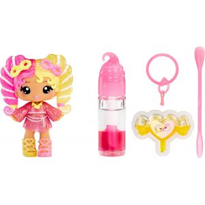 KALANKA-Lip Gloss Doll : Mystery Color Change - Mila Mallows - Comprend 1 Poup&eacute;e, Lip Gloss DIY + Porte-Cl&eacute;s Amovible, Jeu Cosm&eacute;tique, Collection, pour Enfants de 4 Ans et Plus - Neuf