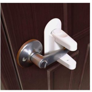 1pcs Blanc Butée De Porte Pour Enfants - Serrures Poignée / Porte - Sécurité - Neuf