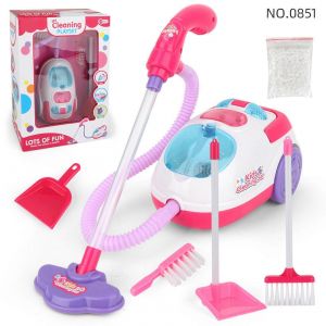 Aspirateur &eacute;lectrique pour enfants Jouet avec son l&eacute;ger Fille Cadeau Dr&ocirc;le R&eacute;aliste Beaut&eacute; Mode Jouets Play Appareil M&eacute;nager - Neuf