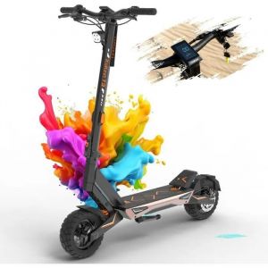 Kukirin T3 - Trottinette &Eacute;lectrique - Moteur 800w - Batterie 48v 15.6ah - Max 45 Km/H - Pneus 10'' - Autonomie 55km - Nior - Neuf