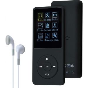 KALANKA-Slim Music Player 8 GB Portable sans Perte De Qualité Sonore Mp3 70 Heures Écran Jusqu'à 64 Go (Noir) - Neuf