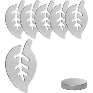 ChenQuanSarl-Lot De 6 Poids De Nappe - Poids Pour Nappe - Pour L'Extérieur - Aimant - Poids Pour Nappe D'Extérieur (Feuille) - Neuf