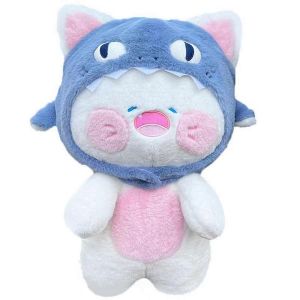 Mignon chat oreiller poup&eacute;e peluche jouet lit poup&eacute;e poup&eacute;es - Neuf