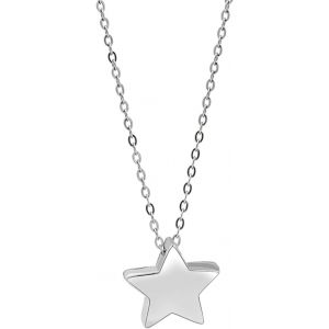 Collier Avec Pendentif En Etoile Pour Femme,Une Cha&icirc;ne En Argent Pour Fille,Collier Ras De Cou Argent 925 En &Eacute;toile,Fantaisie Collier Bijoux En Etoile Pour Votre Fille Et Votre M&egrave;re - Neuf