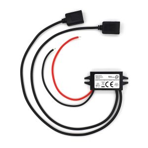 DC DC 8V-32V à 5V Convertisseur de tension double USB 3A 15W|12V 5V Convertisseur converter adaptateur secteur|24V à 5V|12V USB alimentation transformateur stepdown buck - Neuf