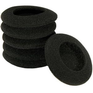 3Pairs Électronique 60mm A3 Paires de 60mm Jetables Casque Couvre - Coussinets d'Oreille de Remplacement des Coussinets Doux en Mousse à Mémoire de Casque de Remplacement des Coussinets d'Oreille - Neuf
