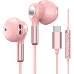ERYI-Ecouteur Usb C Pour Samsung Galaxy S23 S24 S22 Ultra S21 S20 A54 A55, Écouteurs Usb Type C Intra Auriculaires Avec Micro Et Contrôle Du Volume Pour Iphone 16 15 Plus Pro Max, Pixel 8 7 Pro 6, Ip - Neuf