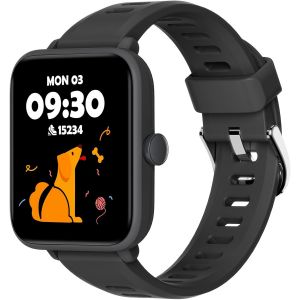 Montre Connectée Enfant, Montre Digitale Tactile Fille Garçon Avec Podomètre, Cardiofrequencemètre, Étanche 5 Atm, Moniteur De Sommeil, Réveil, Jeux De Puzzle Pour Âgés 3-14 - Neuf
