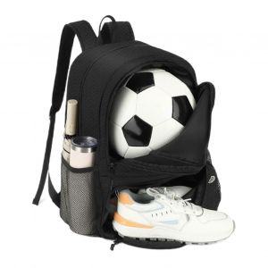 Sac A Dos De Football Avec Compartiment A Chaussures, Impermeable, Ergonomique, Grand Format, Ideal Pour Le Volley-Ball Et Le Camping. - Neuf