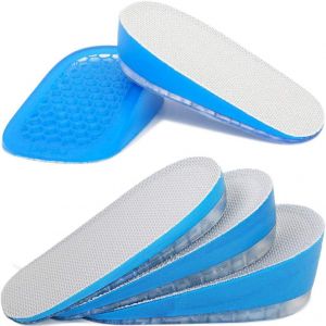 Lot De 2 Semelles Rehaussantes Bleues (S), Semelles Auto-Adhésives Invisibles, Semelles Absorbant Les Chocs, Pour Hommes Et Femmes - Neuf