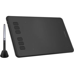 KALTD-Inspiroy H640P Tablette Graphique,Stylet Sans Pile,6 Touches Personnalisables,Tablette De Dessin Professionnelle,Idéale Pour Jouer À Osu,Travail À Domicile Et Apprentissage À Distance - Neuf
