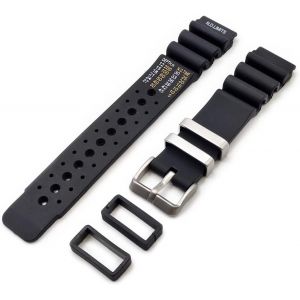 Kal-Bracelet En Caoutchouc Compatible Avec La Ligne Promaster Aqualand Ny 0040 Jp2000 Nd Limits Strap De 20 Mm 22 Mm 24 Mm Universel Pour Sub Diver Sport Black - Neuf