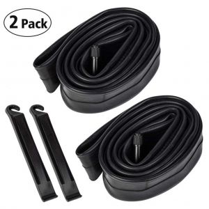Lot De 2 Chambres A Air Pour Velo Avec 2 Demonte-Pneus (12, 14, 16 Et 18 Pouces) Anti-Crevaison - Neuf
