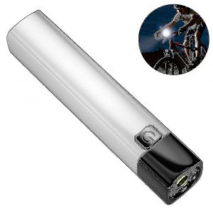 Mini Lampe Torche, Lampe Torche Rechargeable Usb, Lampe Torche Avec Batterie Externe Blanche - Neuf