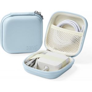 Organiseur De Chargeur Pour Macbook, Sac De Rangement Pour Appareils Electroniques Portables, Accessoires De Voyage Utiles Pour Macbook, Compatible C&acirc;bles De Chargement, Usb(Bleu,M) - Neuf