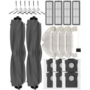 Accessoires Pour Aspirateur Dreame D10 Plus Gen 2, 23 Pièces 2 Brosses Principales, 6 Brosses Latérales, 4 Filtres, 6 Sacs À Poussière, 4 Tampons De Nettoyage, 1 Brosse De Nettoyag[SSE7111025] - Neuf