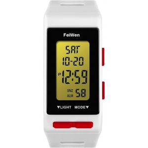 Sport Montres Bracelet De Homme Et Femme Multifonctionnel Outdoor Militaires Led Digital Montre Temps Double Alarme Chronom&egrave;tre Compte &Agrave; Rebours Plastique Et Caoutchouc.[J540] - Neuf