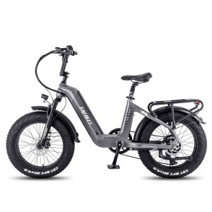 V&eacute;lo De Ville &Eacute;lectrique Fafrees F20 Master, Fibre De Carbone, Batterie 48 V 22,5 Ah, Gris Acier - Neuf