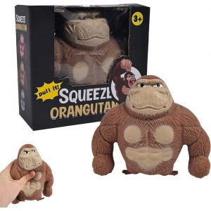 RVKAL-Figurine De Gorille Anti Stress,Jouet Gorille Anti-Anxiété,Jouet De Gorille Doux Et Confortable,Jouet Figurine Gorille Singe Élastique Et Déformable Anti Stress,Le Soulagement Du Stress - Neuf