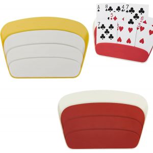 Chenquansarl-Lot De 2 Porte-Cartes À Jouer, Design À Trois Couches, Porte-Cartes À Jouer,Porte Carte Enfant, Support Carte À Jouer - Neuf