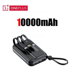 (Black 10000mah) Xiaomi ¿ Batterie Externe De Grande Capacité 50000mah, Câbles Intégrés 4 En 1, Affichage Numérique Intelligent, Lumière Laser Pour Samsung Apple - Neuf