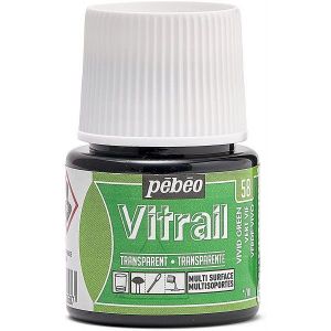 Peinture Pour Verre - Vitrail - Pébéo - Vert Vif - 45ml - Neuf