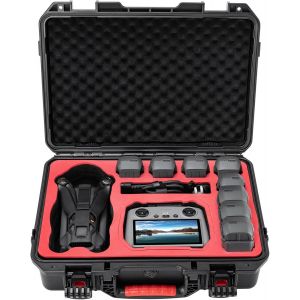 Mavic 4 Pro Sac De Transport Rigide &Eacute;tanche Pour Manettes Dji Mavic 4 Pro Creator/Fly More Combo/Rc Pro 2/Rc 2,Jusqu'&agrave; 9 Batteries,Chargeur Et Autres Accessoires - Neuf