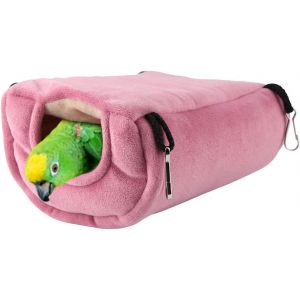 Chenquansarl-Nid D'o Au En Peluche Perroquet Grotte Chaud O Au Maison D'hiver Coupe-Vent Perroquet Hamac Suspendu Animal Cave Cage Pour Budgies Perruche Cockatiels(L) - Neuf