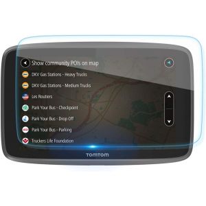 2 Pack Tempered Glass Screen Protector for TomTom GO 620 6200 6250- 9H Scratch Resistant - Neuf