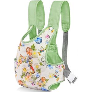 KALANKA-Porte-poup&eacute;e pour enfants avec dos r&eacute;glable et sangles r&eacute;glables pour b&eacute;b&eacute;s, accessoires de poup&eacute;e pour poup&eacute;e de 35,6 &agrave; 45,7 cm, accessoires de transport pour enfants - Neuf