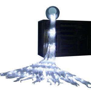 HJLIAN Decoration de Noel, decoration de jardin, lumieres LED, decoration de chambre, etoiles, cascade, guirlandes lumineuses, UE 220 V - Neuf